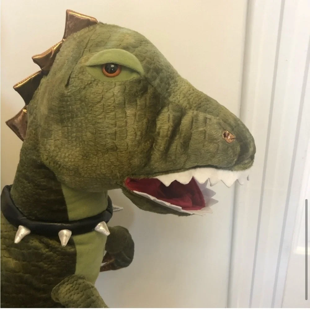 Dinosaur 3D Plush Kids Costume Halloween Rawrs With a Button Ride On